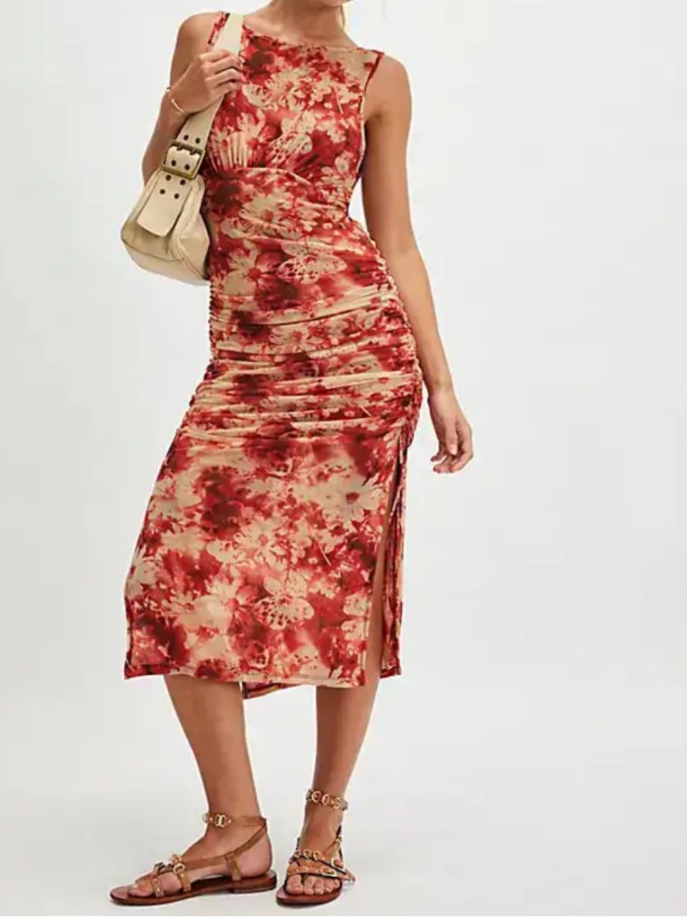 Free People Take Me Away Midi Dress